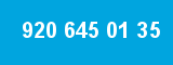 920 645 01 35 920 645 01 35